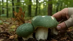 Holubinka nazelenalá: jak ji bezpečně poznat a nezaměnit s muchomůrkou zelenou